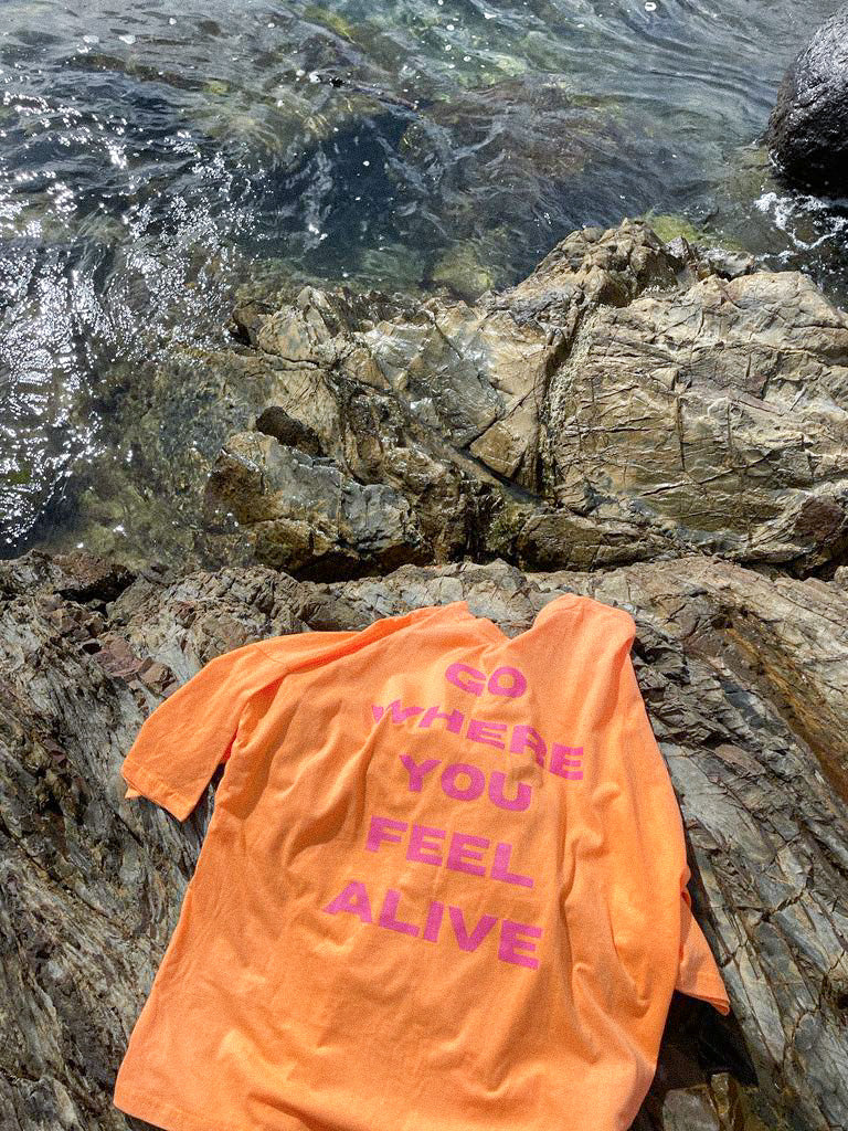 GO WHERE YOU FEEL ALIVE